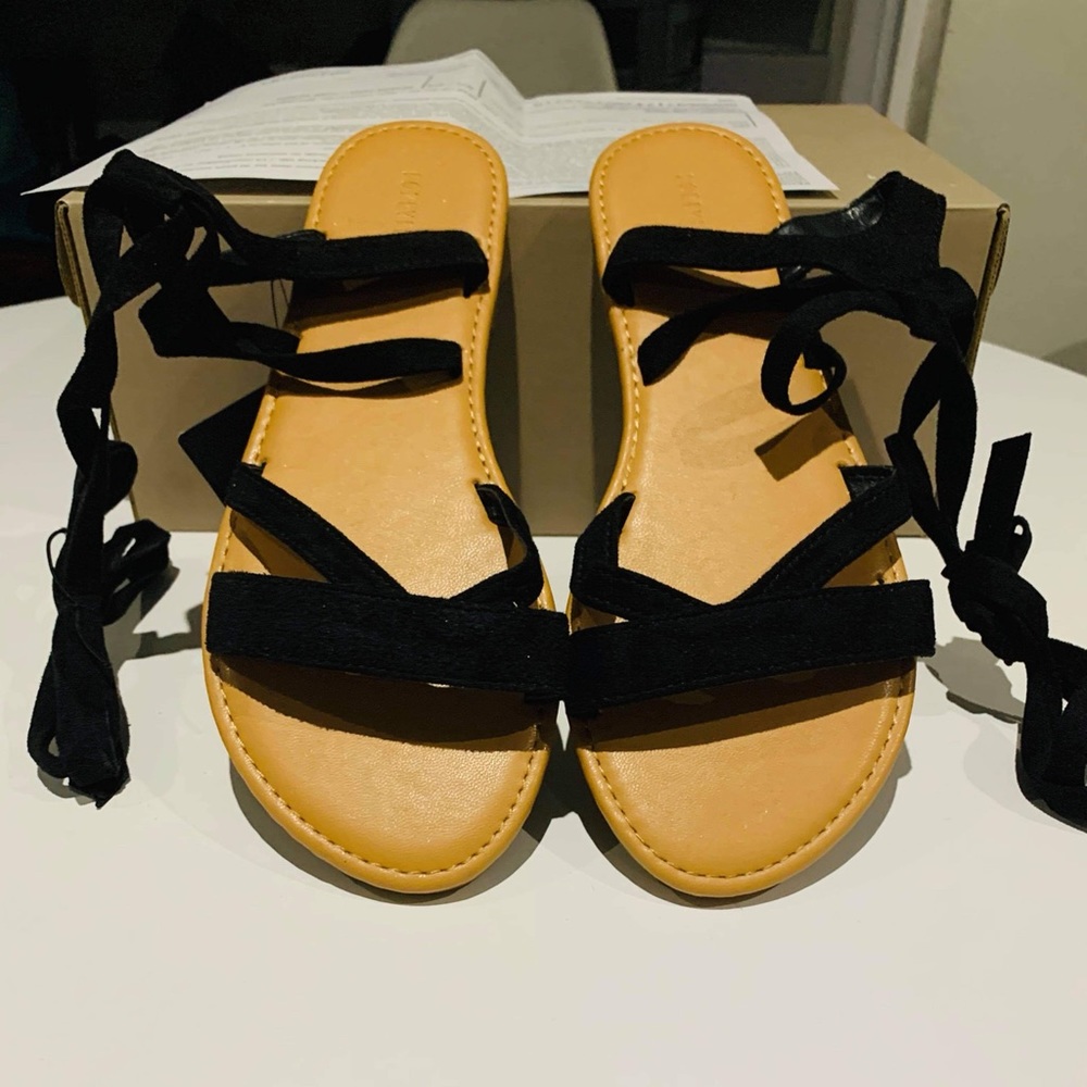 Lace-up Sandals